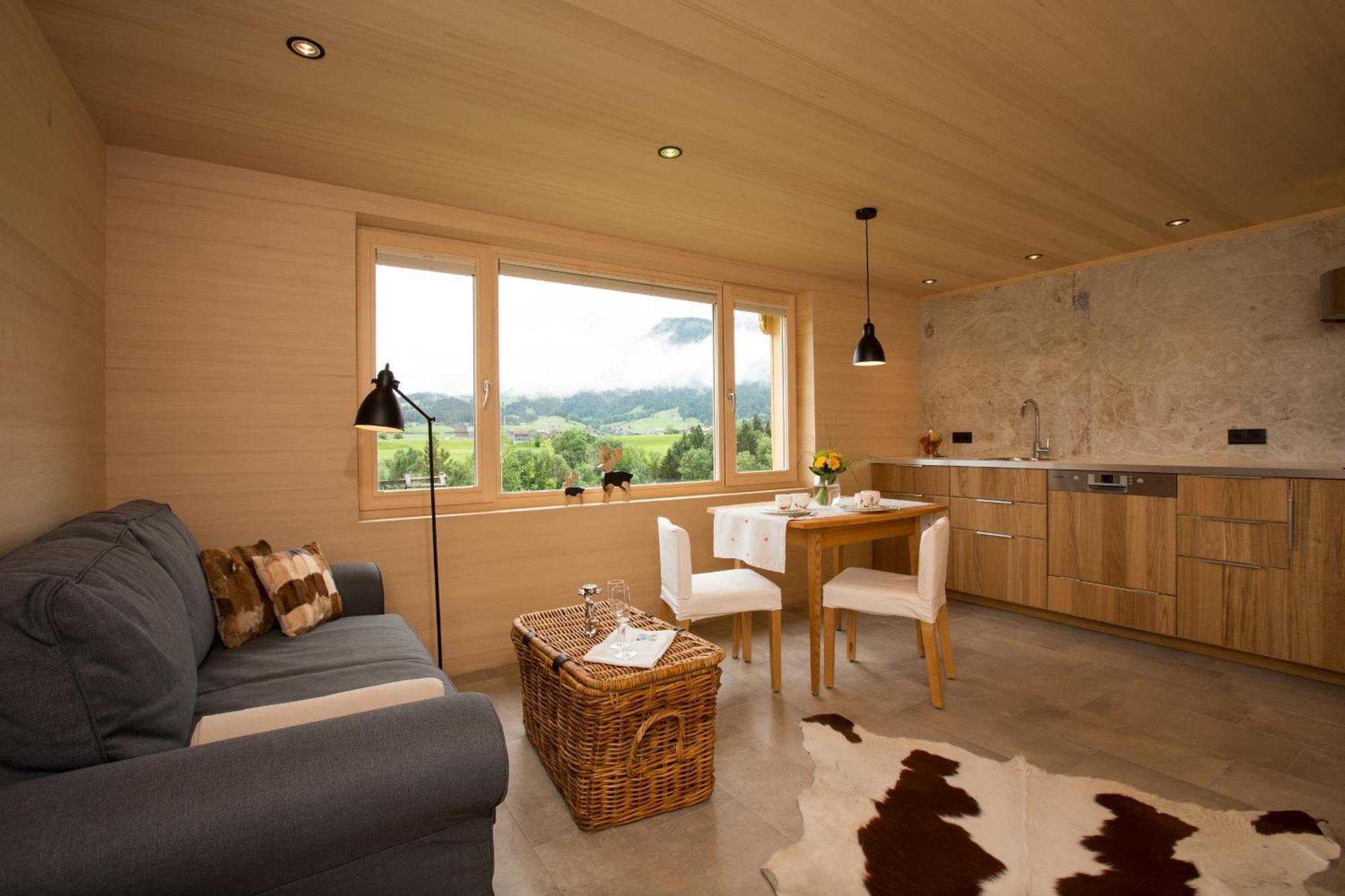 Apartamento Ferienloft Waldblick Schwarzenberg im Bregenzerwald Exterior foto
